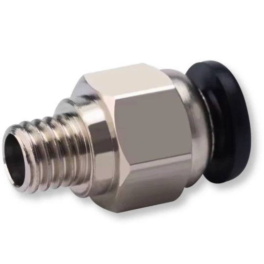 Szybkozłączka PTFE Bowden PC4 M6 średnica 4mm Druk (1)