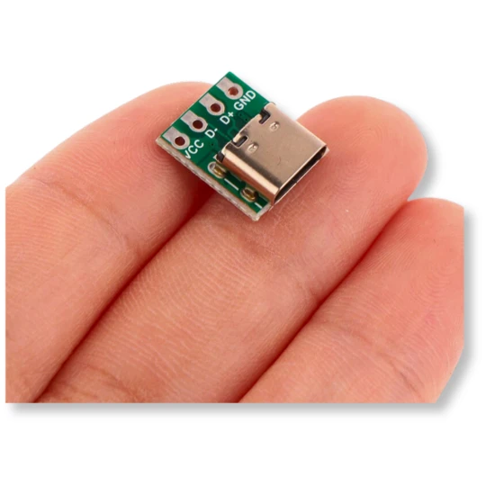 Moduł Gniazdo USB-C USB 2.0 Breakout o rastrze 2.5 (1)