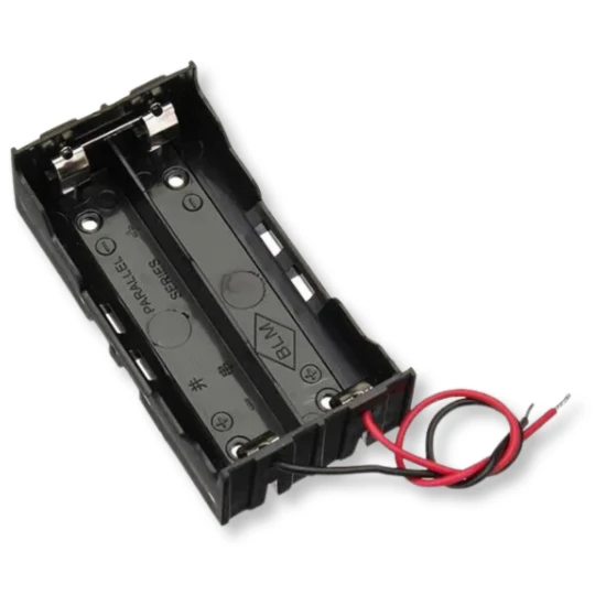 Wytrzymały koszyk na ogniwo 2x 18650 2s 7.2V szere (1)