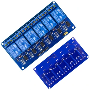 Moduł 6-kanałowy 5V 10A przekaźnik sterowany stanem niskim 0V do Arduino