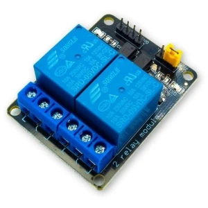 Moduł 2-kanałowy 5V 10A przekaźnik sterowany stanem niskim 0V do Arduino
