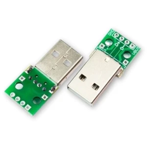 Adapter przejściówka gniazdo USB typ A 4 Pin PCB złącze męskie USB-A 2.54