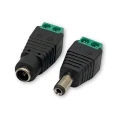 Zestaw złączek gniazd wtyk DC 2,1 x 5,5 mm 2szt -  (1)