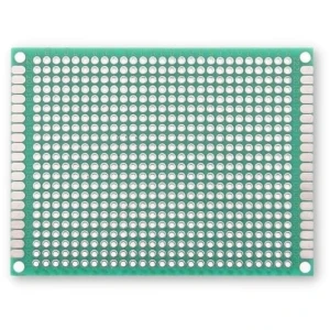 Płytka PCB prototypowa 6x8 cm jednostronna 594 otworów drukowana 2.54 mm