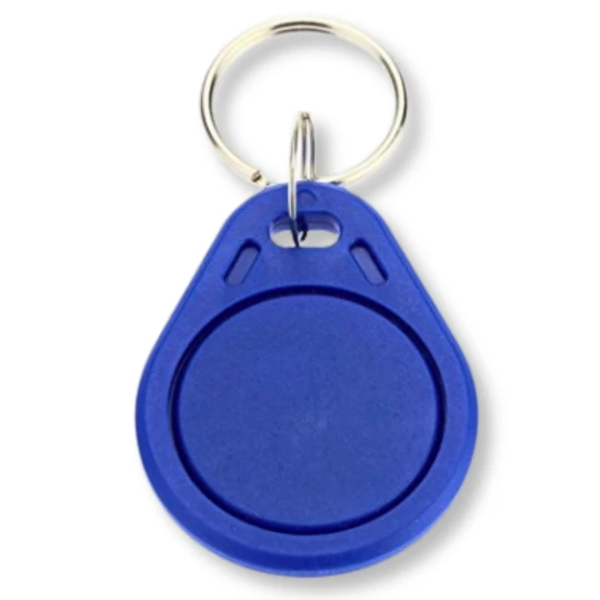 Niebieski brelok zbliżeniowy RFID 125kHz z numerem (1)