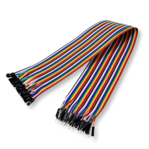 Przewody kable 40 szt DŁUGIE - 40 cm zworki Męsko - Żeńskie do Arduino GPIO
