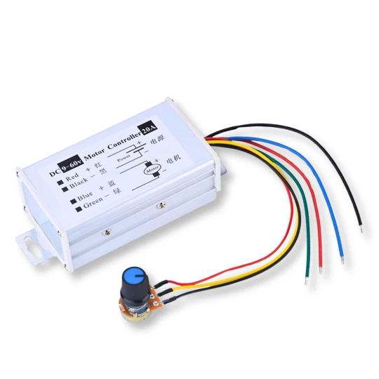 Regulator 0-100% PWM obrotów silnika DC 9-60V 20A  (1)