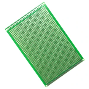 Płytka PCB prototypowa 8x12 cm jednostronna 1247 otworów drukowana 2.54 mm