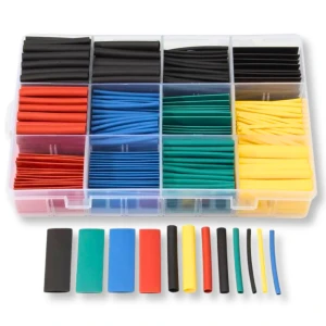 Koszulki termokurczliwe GIGA zestaw 530 szt osłonki izolacyjne silikonowe