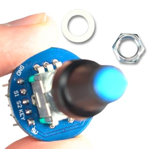 Enkoder Obrotowy Moduł z Gałką Regulator + Przycisk YoRadio 360 + nakrętka