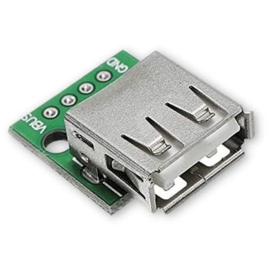 Adapter przejściówka gniazdo USB typ A 4 Pin PCB z (1)