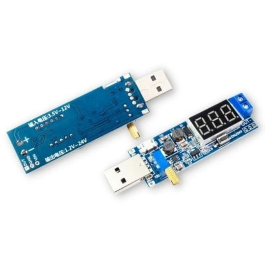 Przetwornica napięcia 2w1 USB microUSB DC-DC Step- (1)