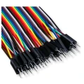 Przewody kable 40szt - 30 cm zworki Męsko - Męskie (2)