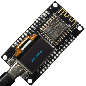 Mikrokontroler ESP8266 USB-C WiFi + wyświetlacz OLED 0.96" do Arduino CH340