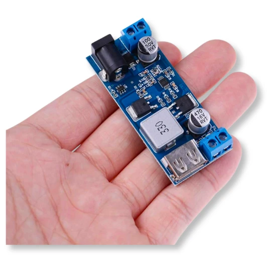 Przetwornica DC-DC LM2596S 5V 5A Step-Down USB Ard (1)