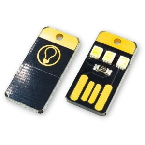 Mini Lampka na USB typu A 3 mocne diody LED na prezent do kluczy gadżet