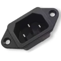 Gniazdo AC IEC320 C13 Panelowe 250V 10A 3-Pin Komp (2)