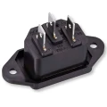 Gniazdo AC IEC320 C13 Panelowe 250V 10A 3-Pin Komp (3)