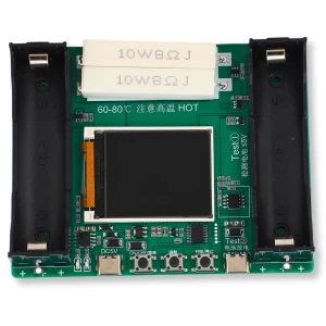 Tester pojemności i rezystancji ogniw 18650 akumulatorów + kolorowy ekran