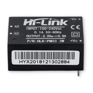 HLK-PM03 Zasilacz AC-DC modułowy 240V - 3.3V 3W 0.9A Przetwornica do druku