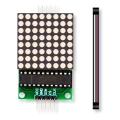 Matryca LED na SPI 8x8 MAX7219 czerwona + sterowni (3)
