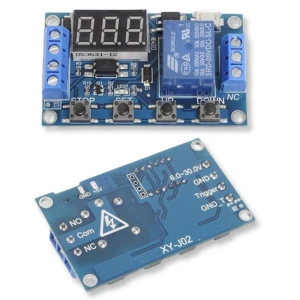 Przekaźnik czasowy z opóźniaczem 10 trybów timera pętla zwłoka cykliczny
