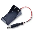 Koszyk na baterie 9V 6F22 z wtykiem 2.1/5.5mm na p (3)