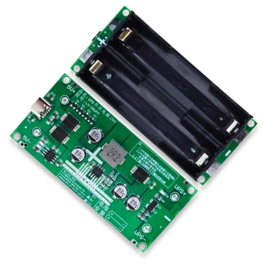 Moduł zasilacz buforowy 5V 3A UPS ładowarka 18650  (1)