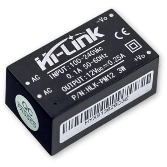 HLK-PM12 Zasilacz AC-DC modułowy 240V - 12V 3W 0.2 (1)