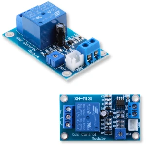 Przekaźnik 12V DC z fotorezystorem czujnikiem zmierzchu regulowany 250V/10A