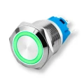 Przełącznik Self Locking Ring 16mm metalowy 12-24V (3)