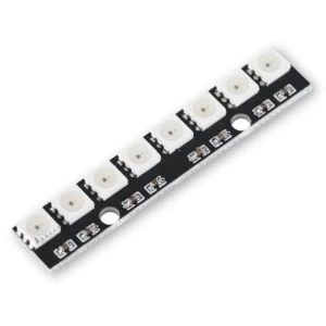 Moduł LED 8 diod WS2812 5050 Świecący pasek LISTWA - 5V 56x10 mm Arduino