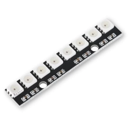 Moduł LED 8 diod WS2812 5050 Świecący pasek LISTWA (1)