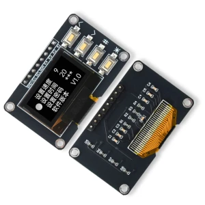 Moduł Wyświetlacz OLED 0.96 biały I2C SSD1306 + 4 przyciski do Arduino