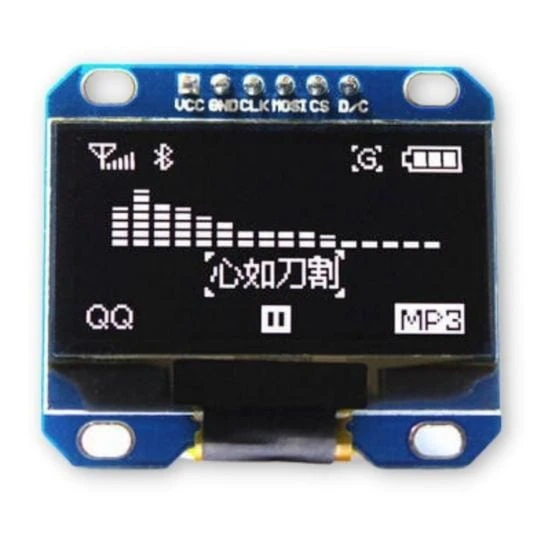 Biały wyświetlacz SH1106 1.3 OLED SPI 3-5V LCD 128 (1)