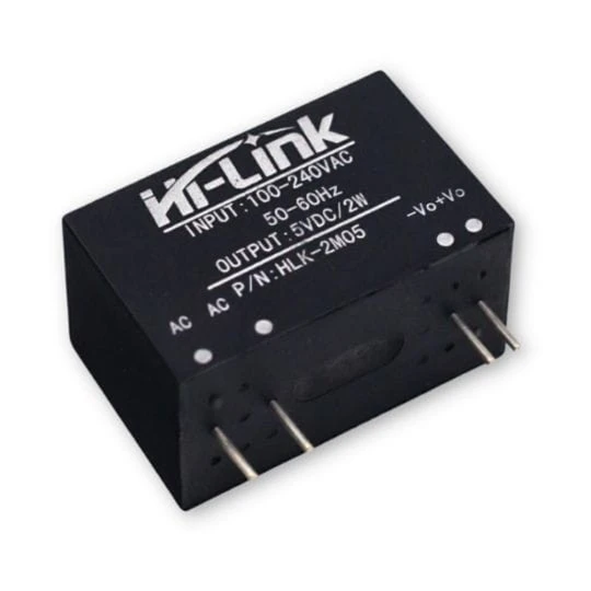 HLK-2M05 Zasilacz AC-DC modułowy 240V - 5V 2W 0.4A (1)