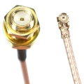 Zdjęcie produktu Pigtail U.FL IPX IPEX SMA-F gniazdo żeńskie RG178 5cm 50Ohm WiFi LoRa (1)