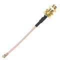 Zdjęcie produktu Pigtail U.FL IPX IPEX SMA-F gniazdo żeńskie RG178 5cm 50Ohm WiFi LoRa (2)