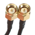 Zdjęcie produktu Pigtail SMA wtyk męski / SMA wtyk męski 50cm RG174 50 Ohm kabel LTE 5G RF (2)