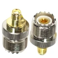 Zdjęcie produktu Adapter redukcja przejściówka SMA-F gniazdo UHF UC-1 do Baofeng UV-5R (2)