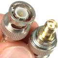 Zdjęcie produktu Adapter BNC wtyk męski na gniazdo żeńskie SMA-F RF 50 Ohm Pigtail (3)