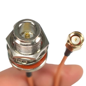 Konektor Pigtail RF N gniazdo panelowe SMA-M wtyk kabel RG316 50 Ohm 20cm