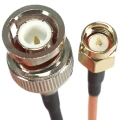Zdjęcie produktu Pigtail BNC wtyk SMA-M męski wtyk RG316 1m 50 Ohm kabel RF złącze antenowe (2)