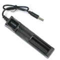 Zdjęcie produktu Ładowarka ogniw Li-Ion 18650 21700 do akumulatorów cylindrycznych z USB LED (4)