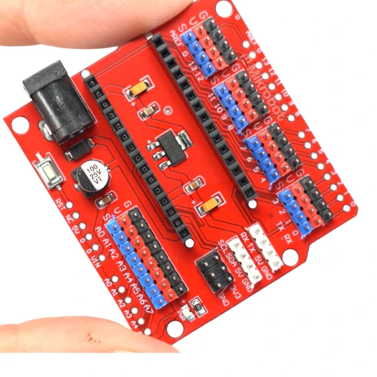 Zdjęcie produktu Adapter do Arduino Nano V3.0 podstawka bazowa moduł rozszerzeń goldpin (1)