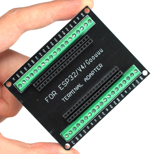 Zdjęcie produktu Adapter ESP32D 38pin 25.5mm ARK Terminal Shield zaciski śrubowe DevKitC-v4 (1)