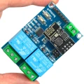Zdjęcie produktu Moduł przekaźnika 2 kanały WiFi ESP8266 230V 10A + ESP-01S Tasmota MQTT (1)