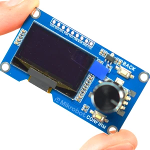 Wyświetlacz OLED 1.3 biały I2C SH1106 + enkoder przyciski do Arduino ESP32