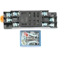 Przekaźnik Stycznik DPDT 230V AC 2x5A 1x10A z pods (4)
