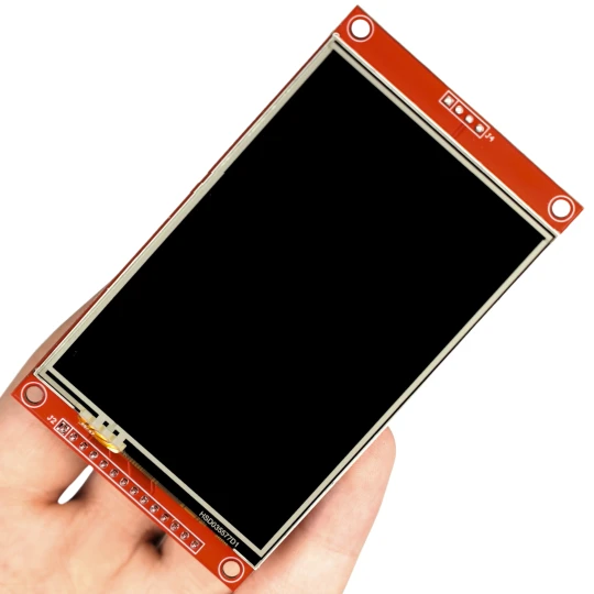 Zdjęcie produktu Wyświetlacz dotykowy TFT LCD 3,5 ILI9488 SPI 320x480 czytnik SD do ESP32 (1)